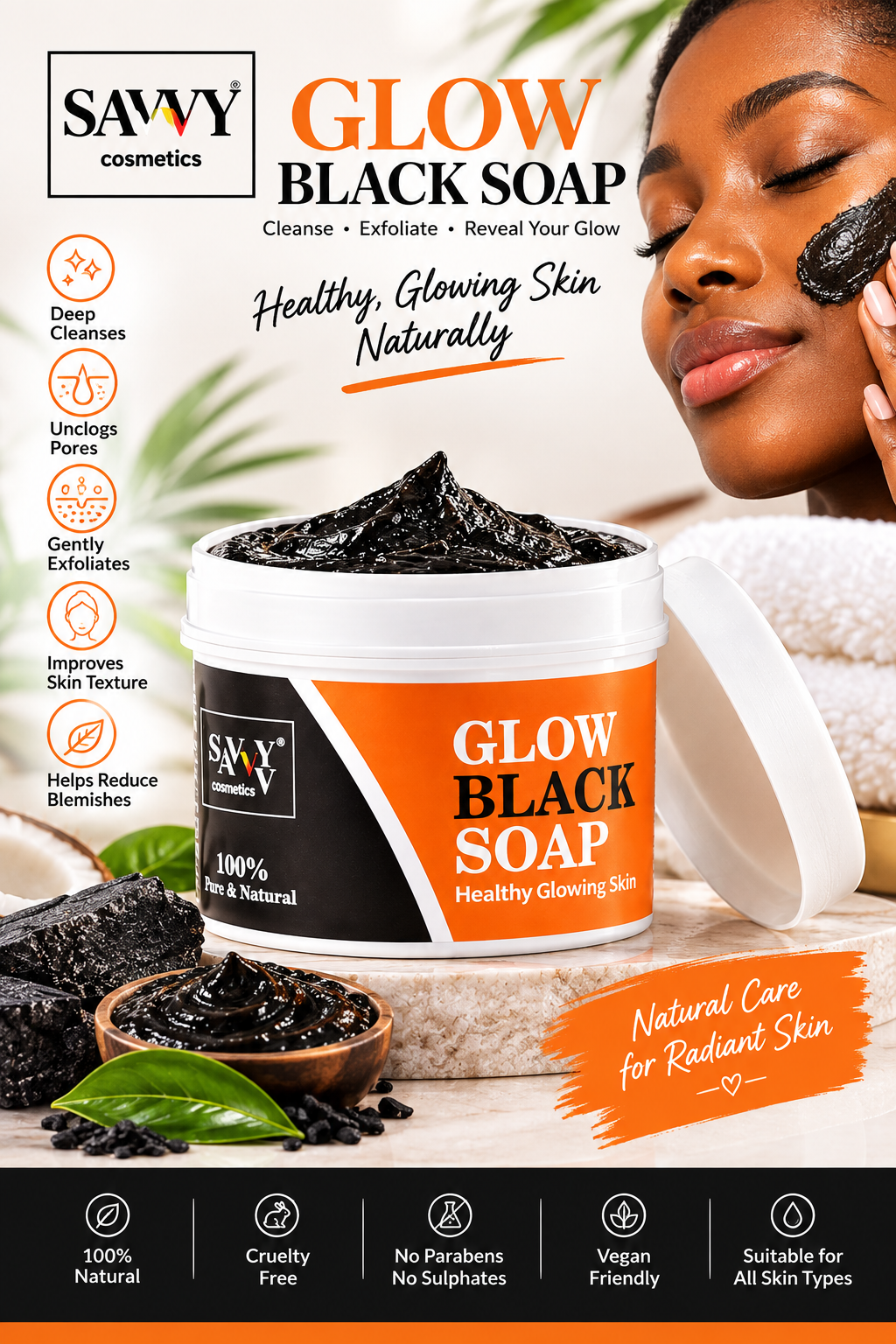 Glow Black Soap